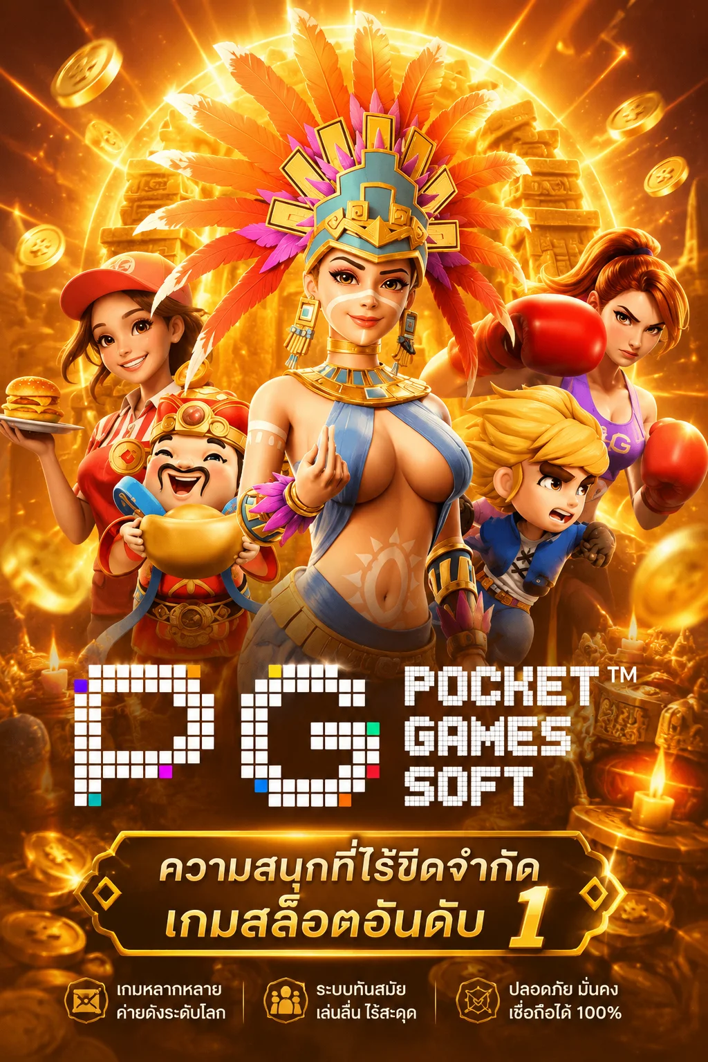 ทดลองเล่นสล็อต PG บน KINGTHAI168 ฟรีทุกเกม ไม่ต้องสมัคร